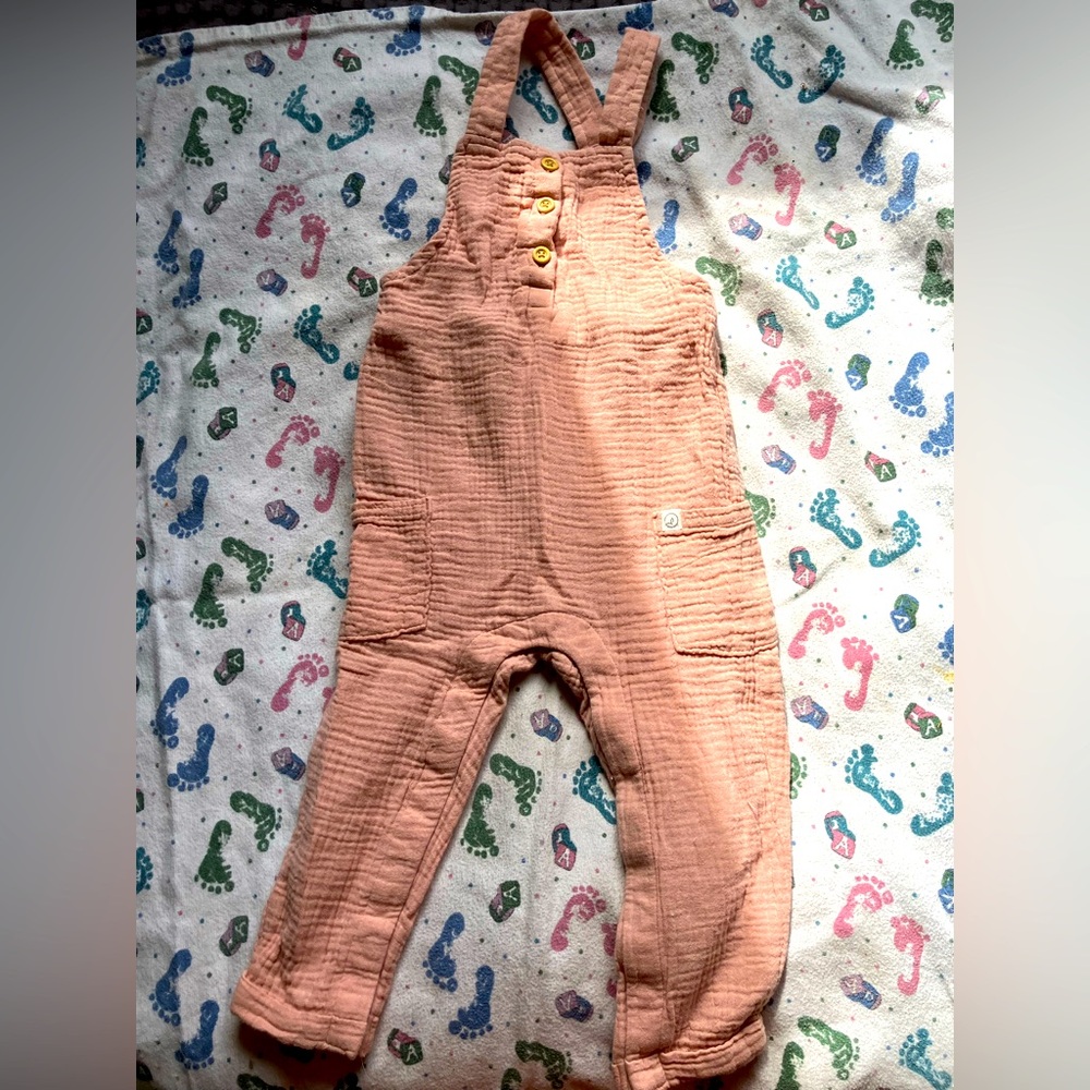 Pink Overalls